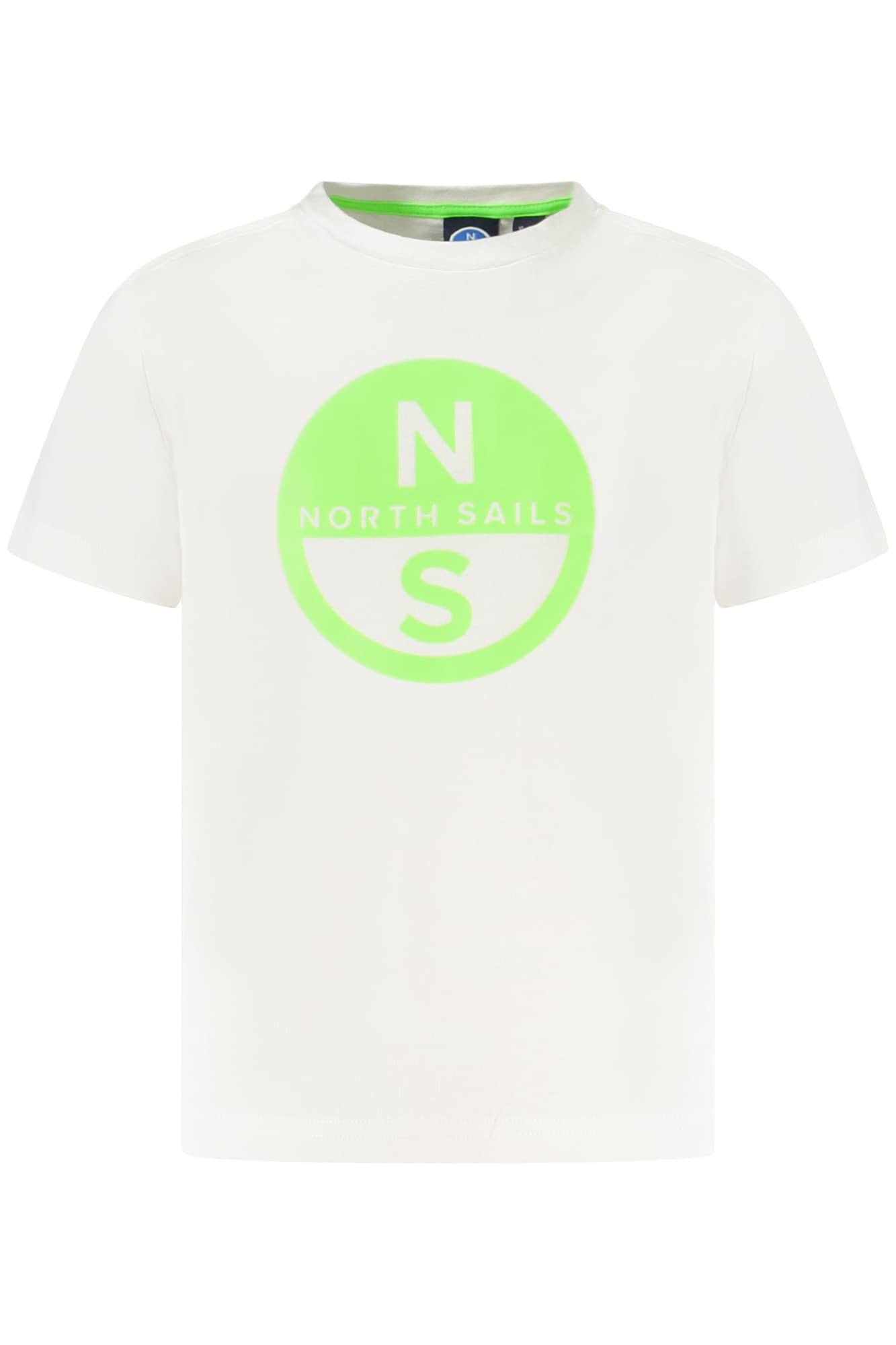 ДЕТСКА ТЕНИСКА С КЪС РЪКАВ NORTH SAILS БЯЛА - NORTH SAILS