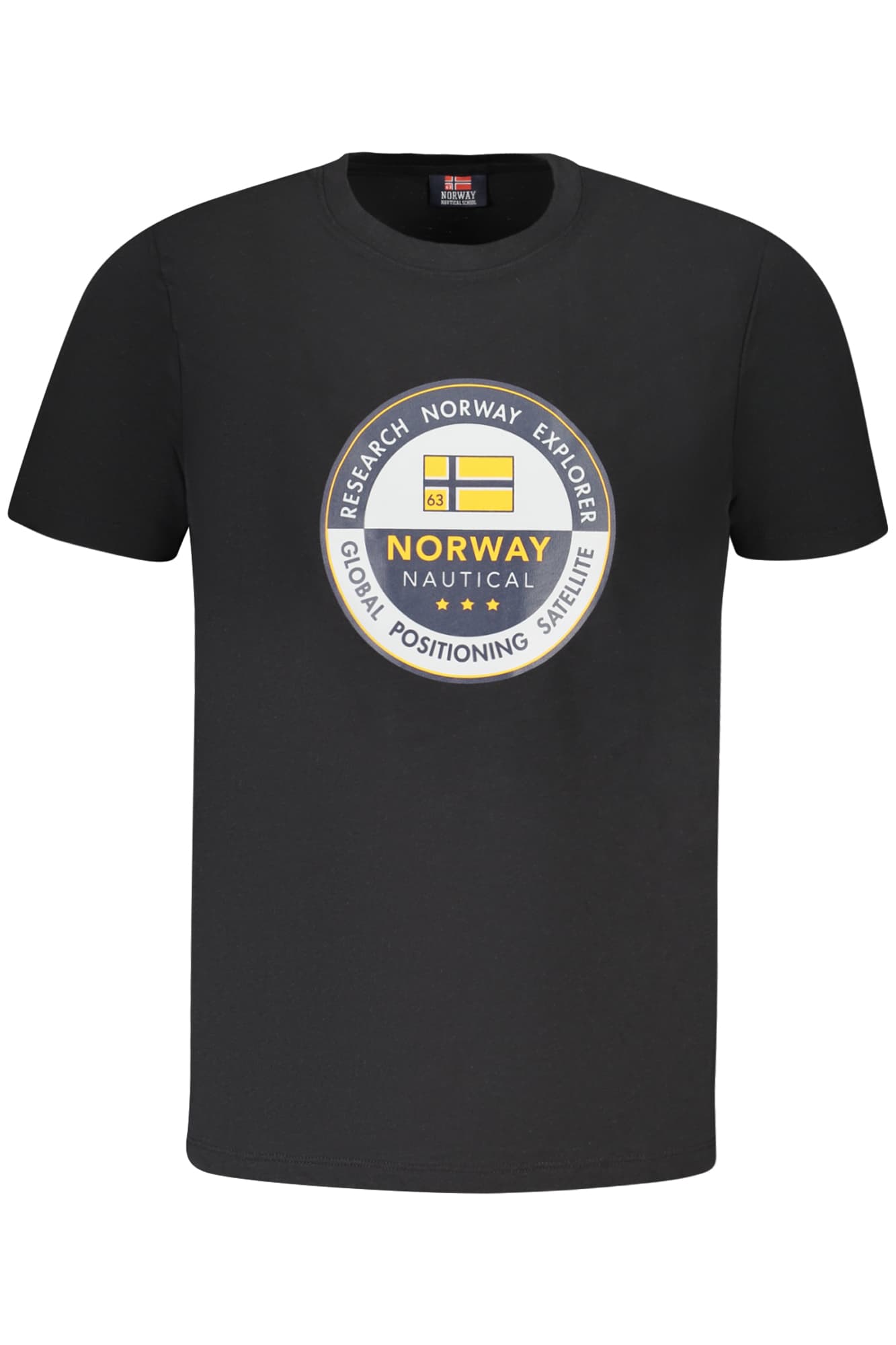 NORWAY 1963 МЪЖКА ТЕНИСКА С КЪС РЪКАВ ЧЕРНА - NORWAY 1963