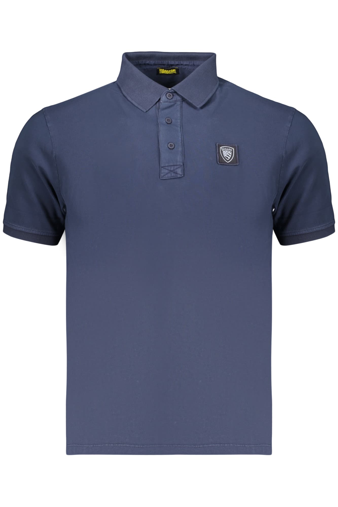 МЪЖКА ПОЛО БЛИЗА С КЪС РЪКАВ BLAUER APPAREL, СИНЯ - BLAUER APPAREL