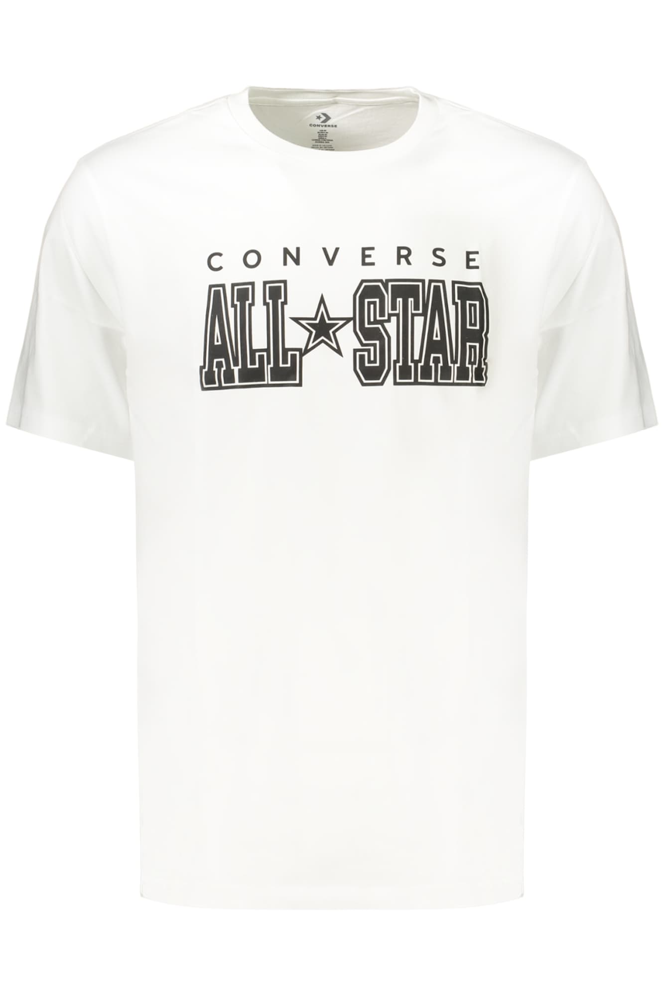 Мъжка тениска с къс ръкав Converse, бяла - CONVERSE