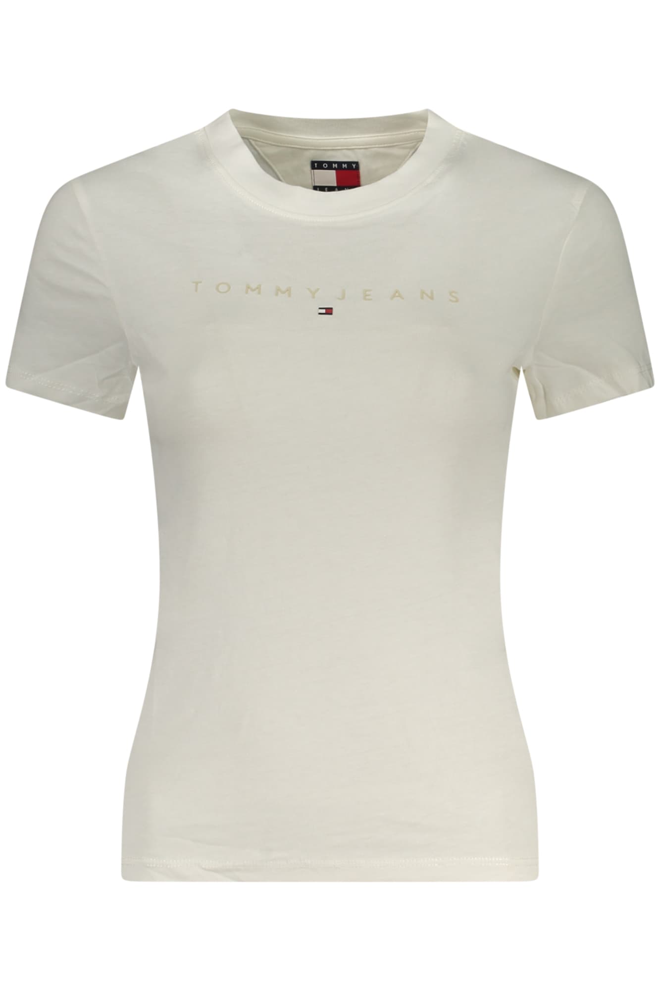 ДАМСКА ТЕНИСКА С КЪС РЪКАВ TOMMY HILFIGER, БЯЛА - TOMMY HILFIGER