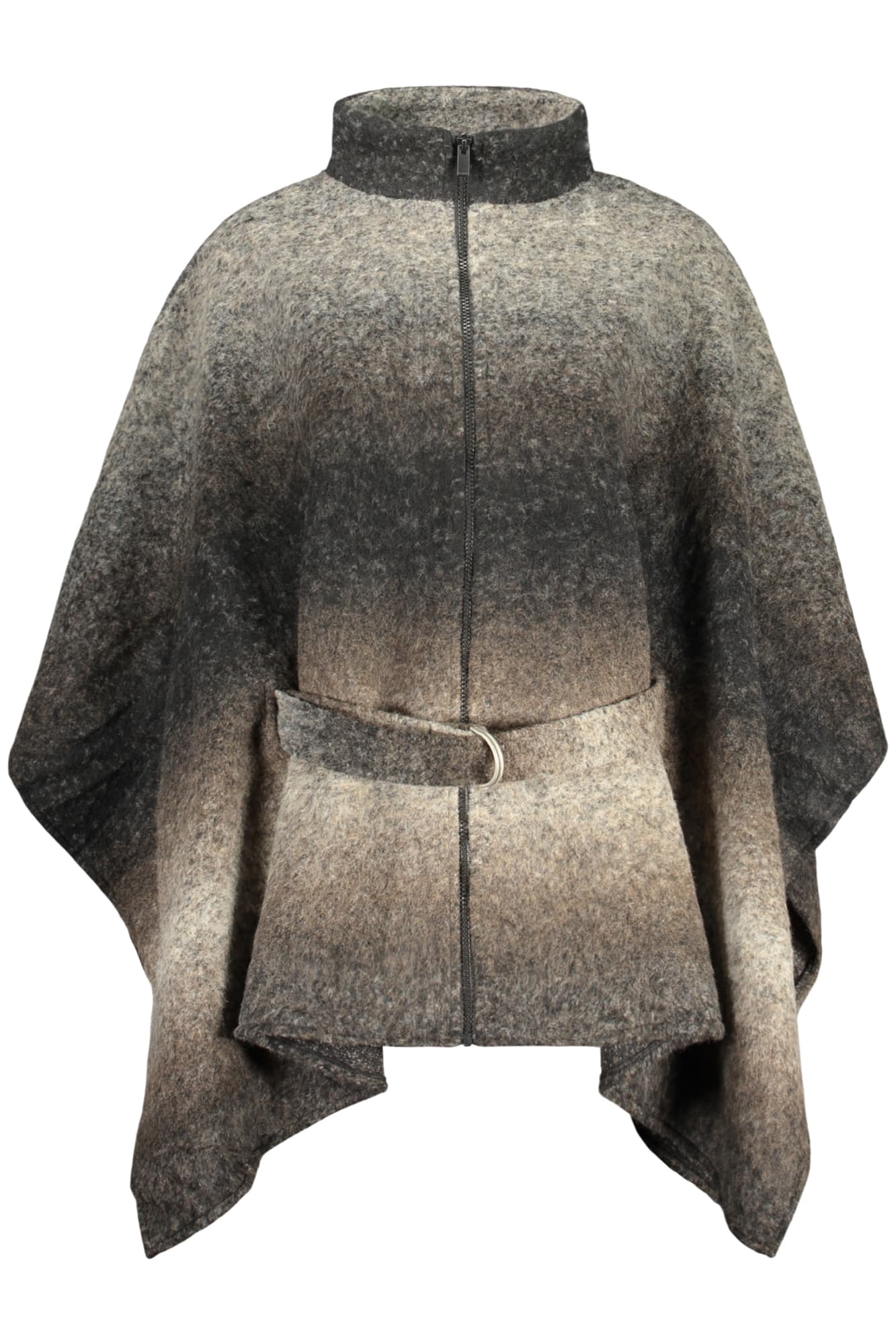 DESIGUAL PONCHO DONNA MARRONE - DESIGUAL