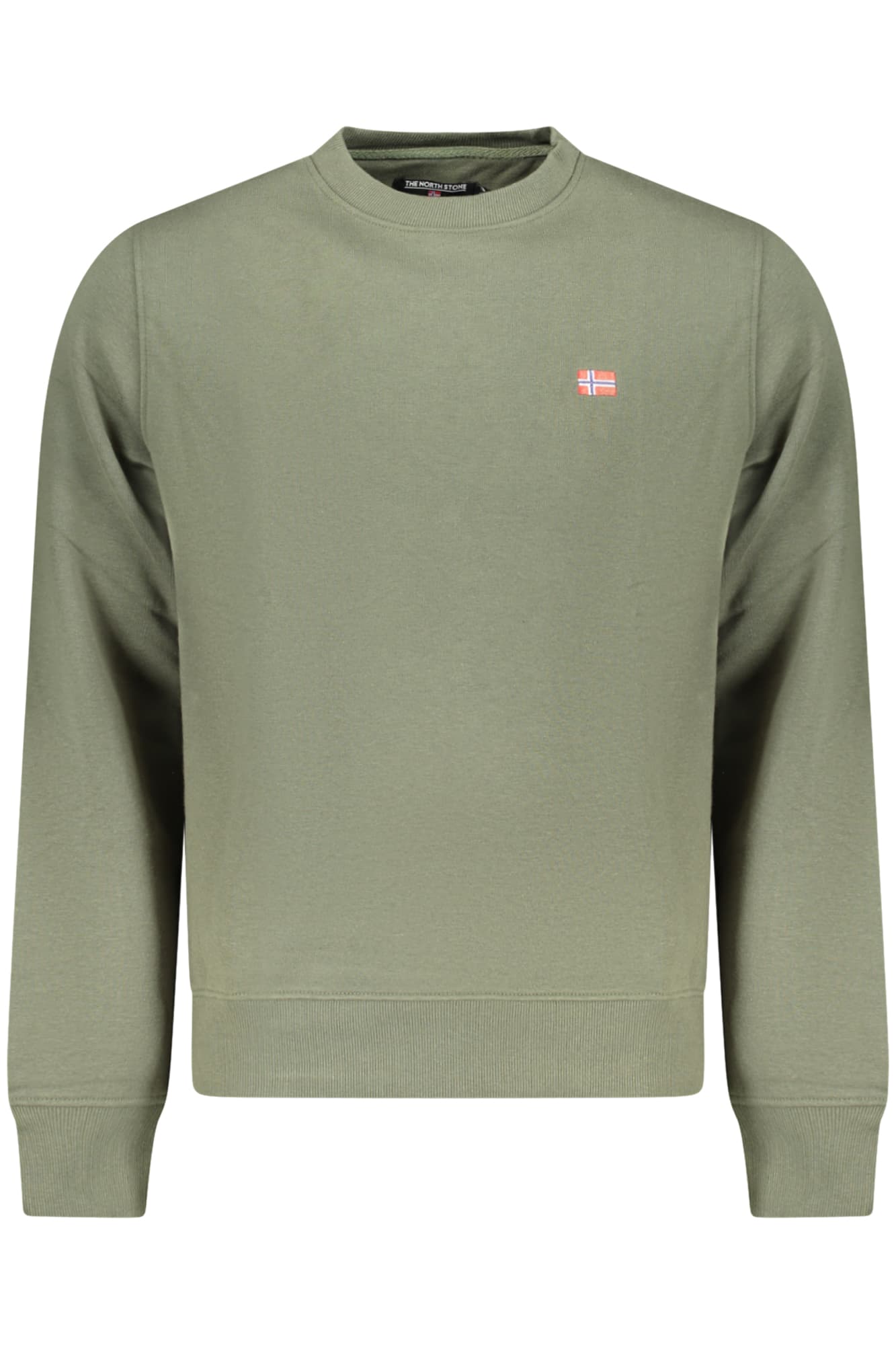 THE NORTH STONE FELPA SENZA ZIP UOMO VERDE - THE NORTH STONE