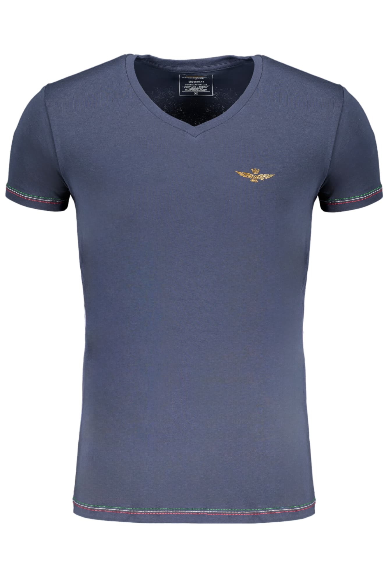 ERONAUTICA MILITARE МЪЖКА ТЕНИСКА С КЪС РЪКАВ СИН - AERONAUTICA MILITARE