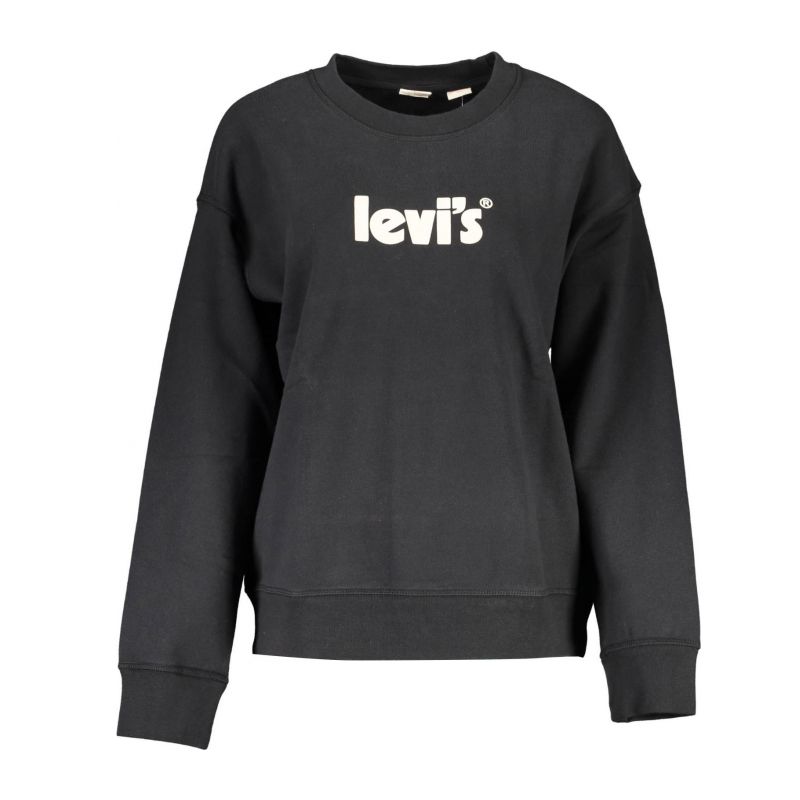Levi's суитшит без цип женска черен LEVIS 18686_NERO_0056