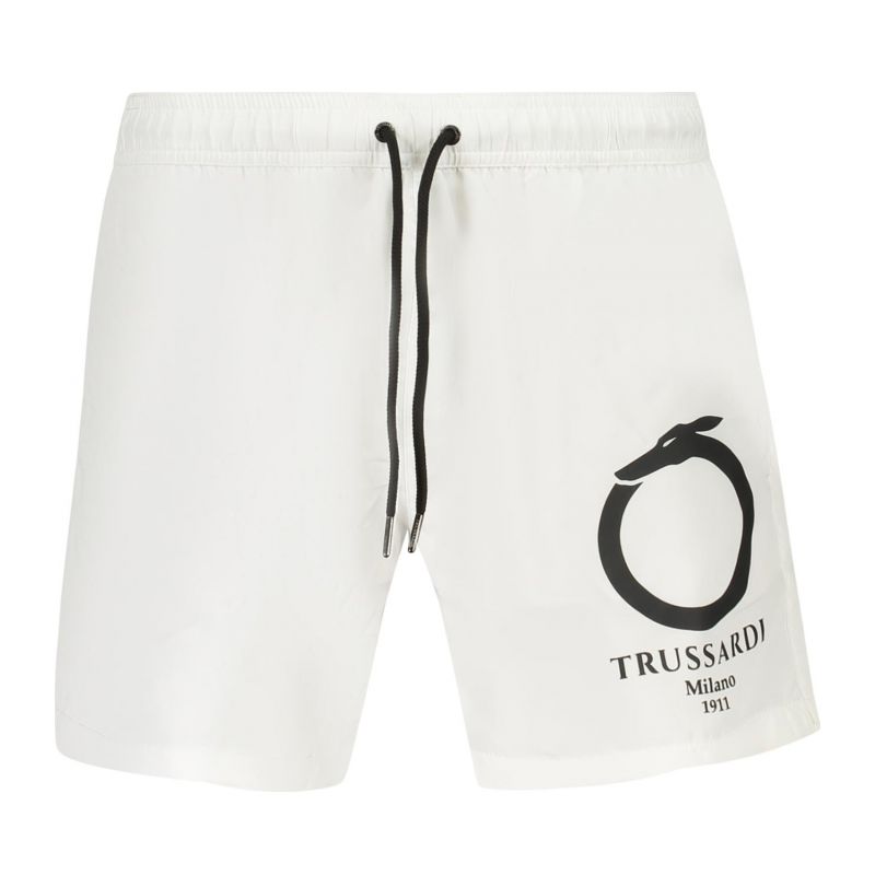 Снимка на Бански мъжки долница бял TRUSSARDI 
