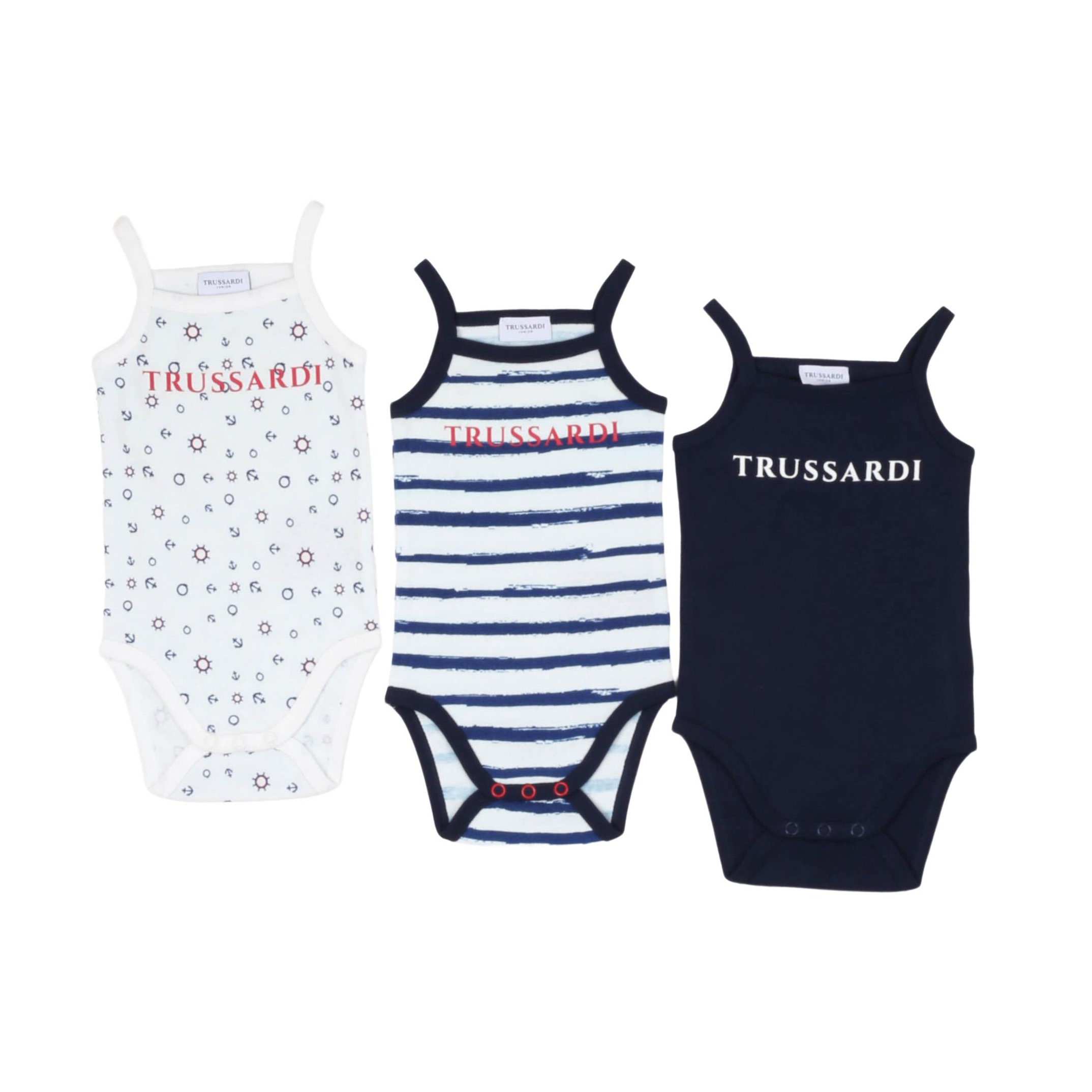 Снимка на Бебешко боди за момче TRUSSARDI