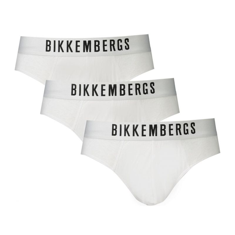 Снимка на Бели мъжки комплексни бокси  BIKKEMBERGS 