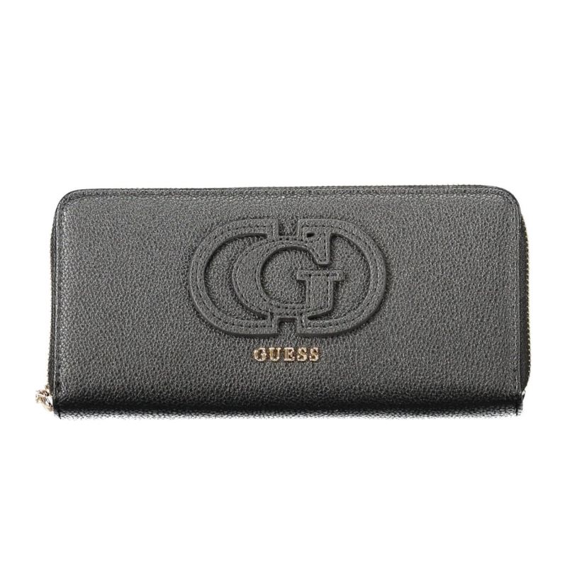 Снимка на Черен дамски портфейл  jeans GUESS 