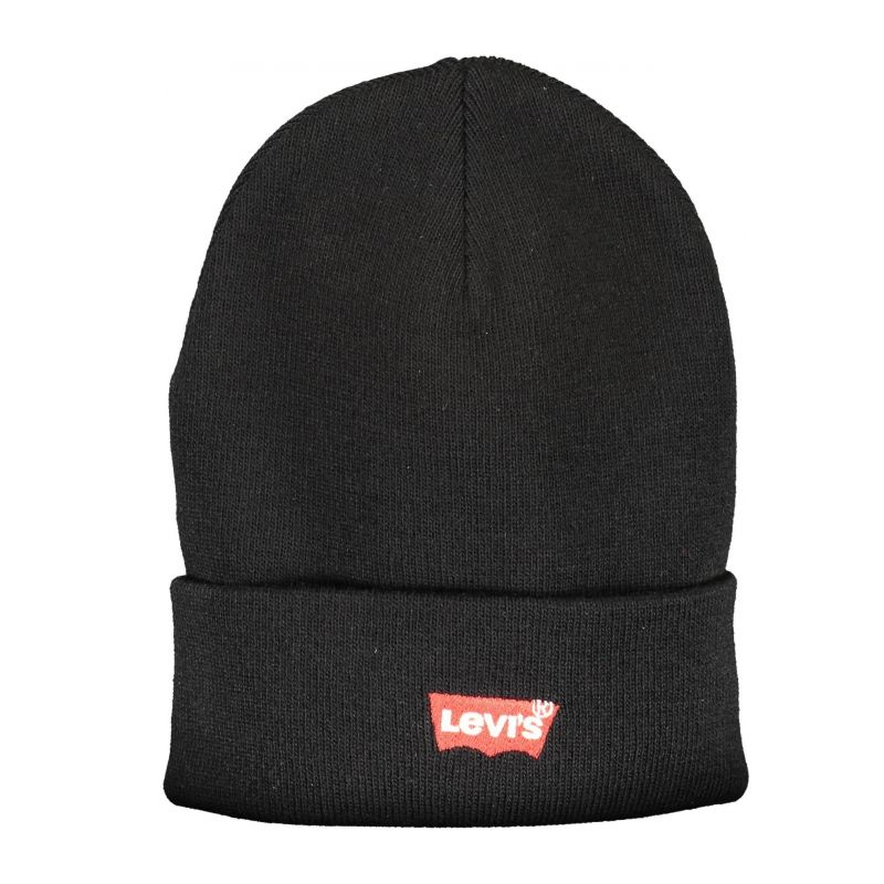 Черна мъжка шапка levi's