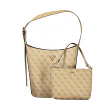 Снимка на Дамска бежова чанта jeans GUESS