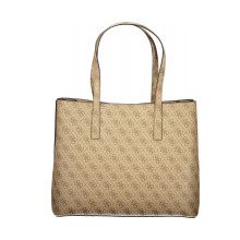 Снимка  на Дамска бежова чанта  jeans GUESS 