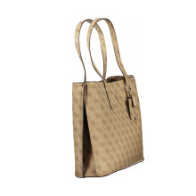 Снимка  на Дамска бежова чанта  jeans GUESS 