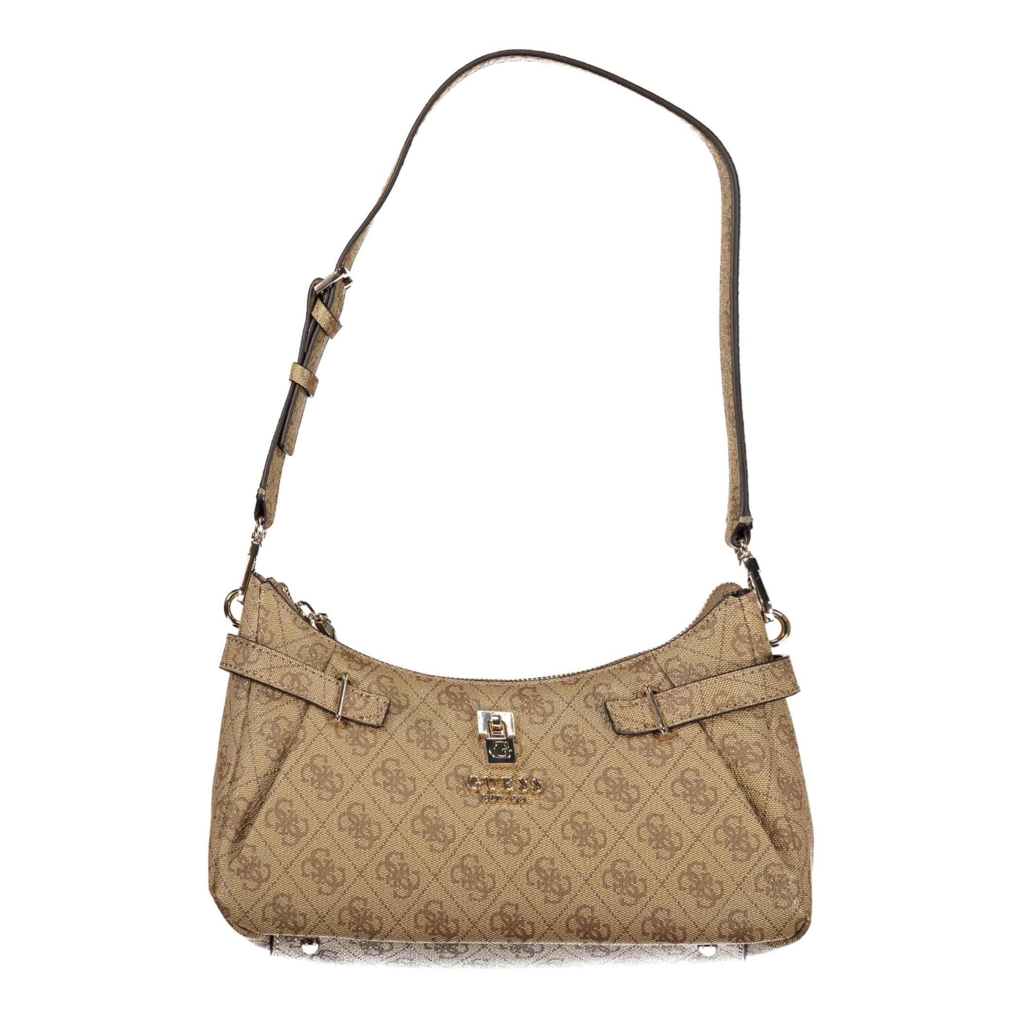 Снимка на Дамска бежова чанта  jeans GUESS