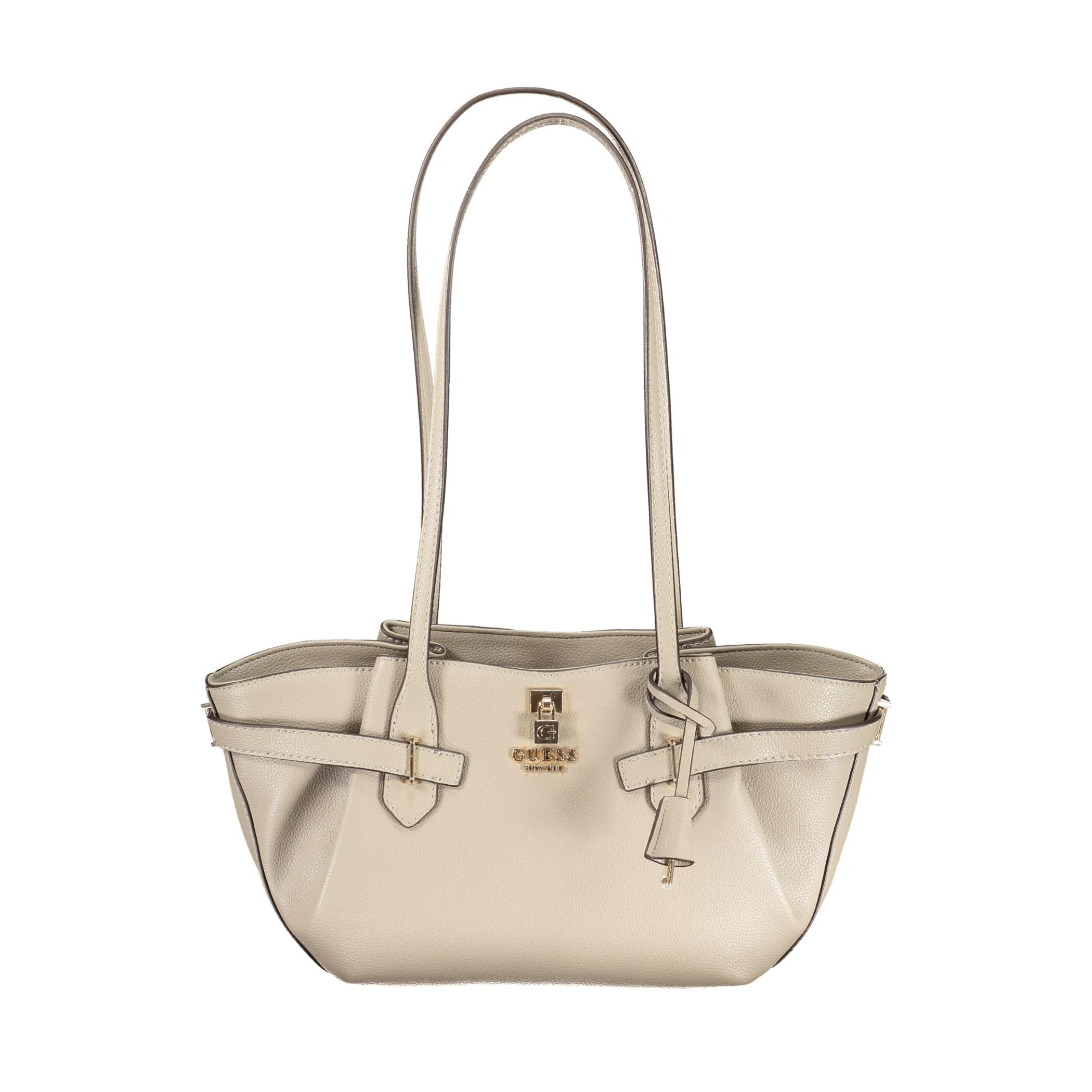 Снимка на Дамска бежова чанта  jeans GUESS