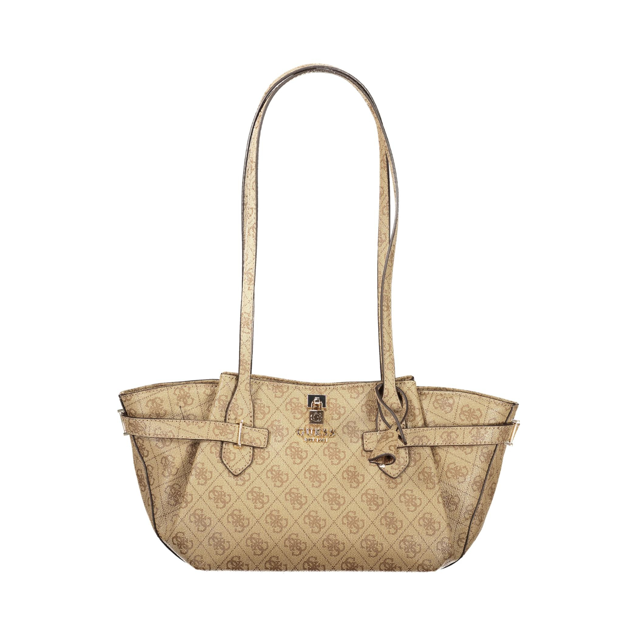 Снимка на Дамска бежова чанта  jeans GUESS