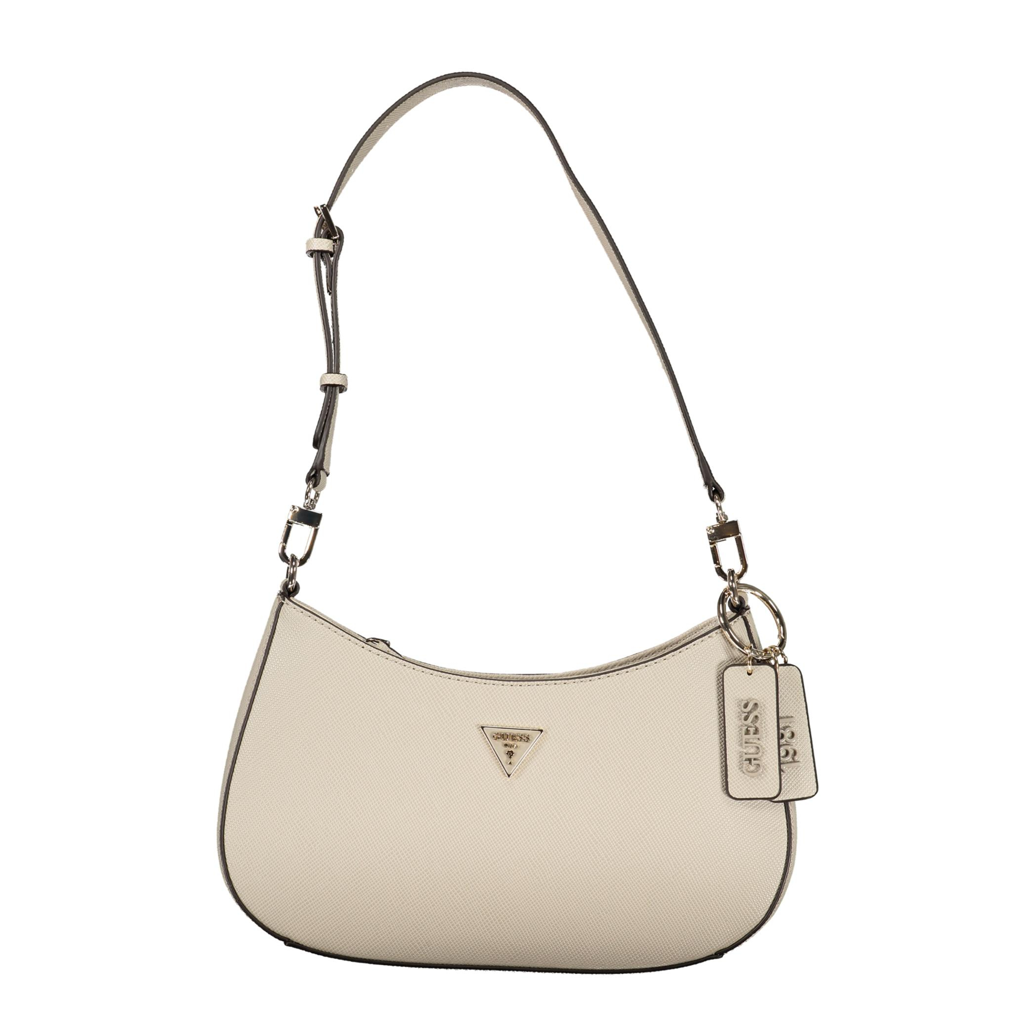 Снимка на Дамска бежова чанта  jeans GUESS