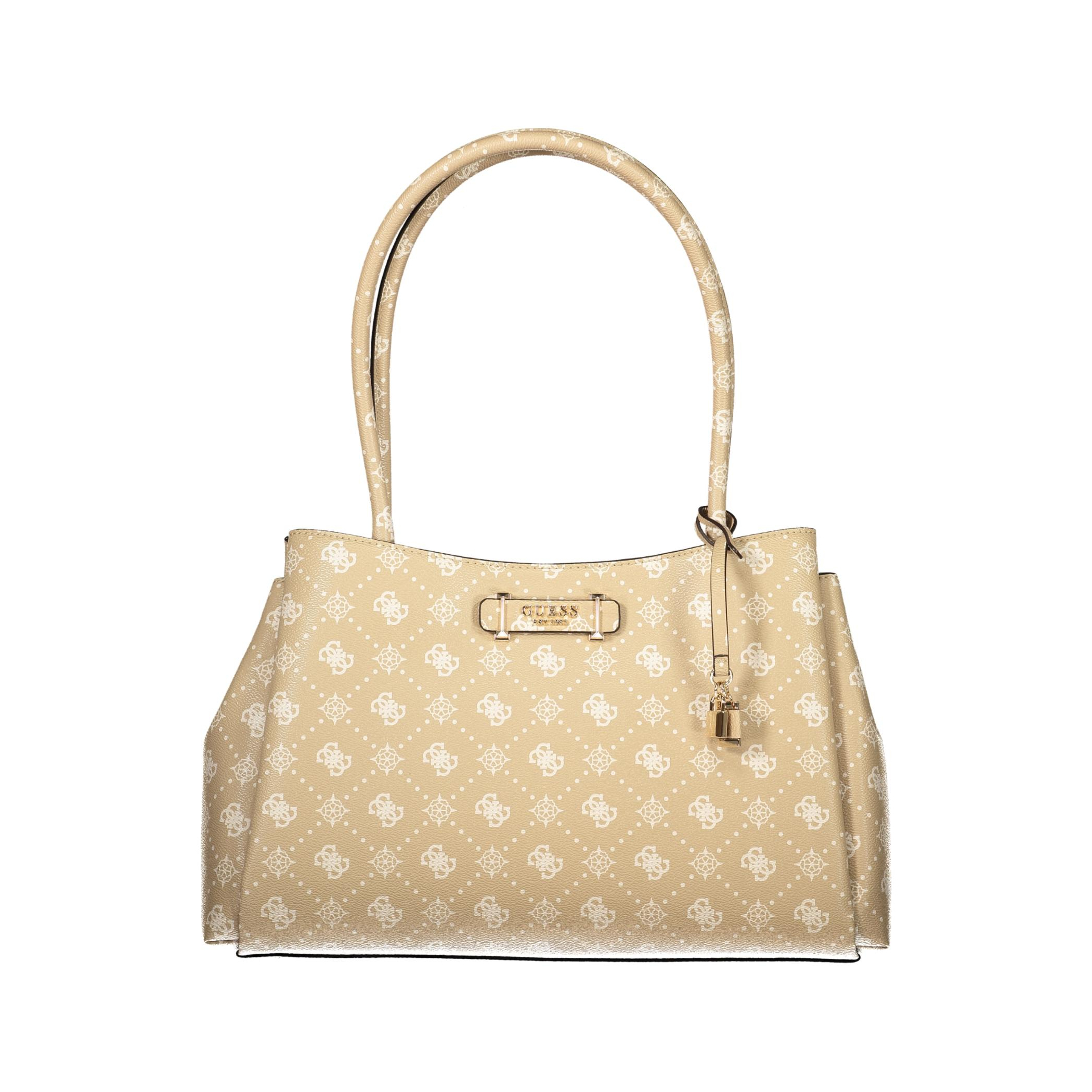 Снимка на Дамска бежова чанта  jeans GUESS