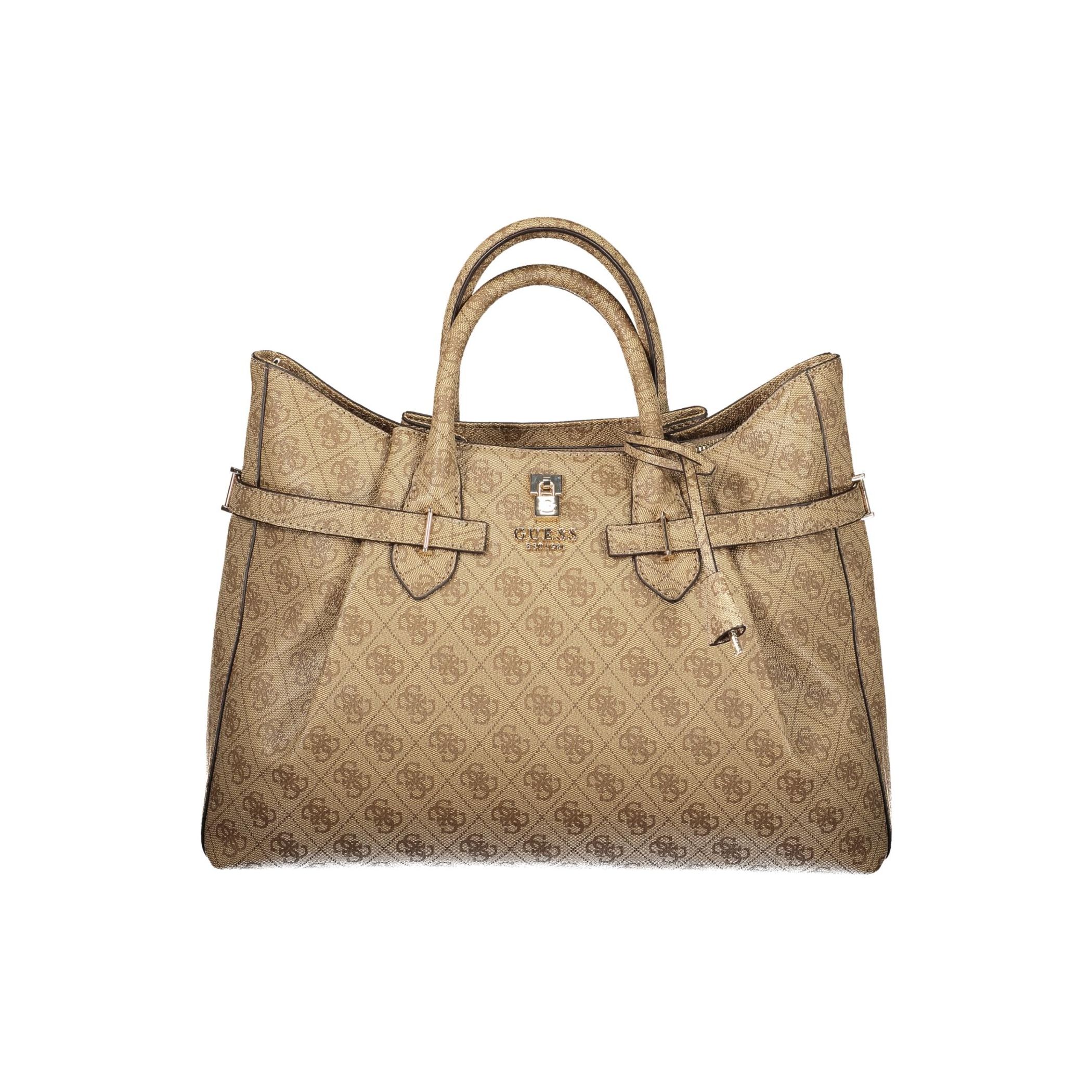 Снимка на Дамска бежова чанта  jeans GUESS