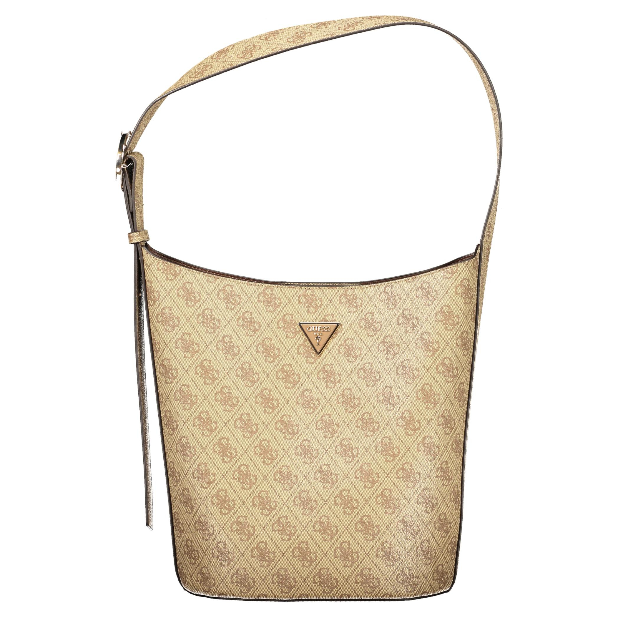 Снимка на Дамска бежова чанта  jeans GUESS