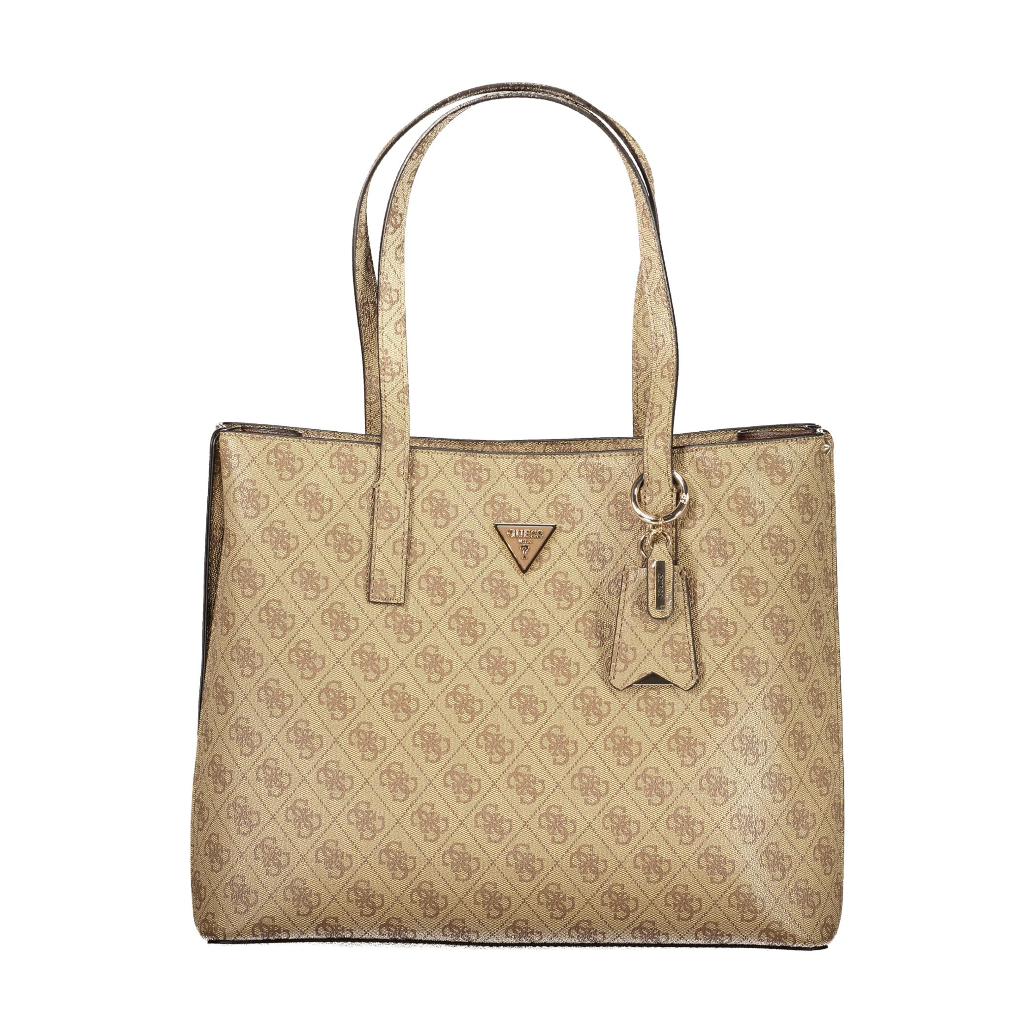 Снимка на Дамска бежова чанта  jeans GUESS