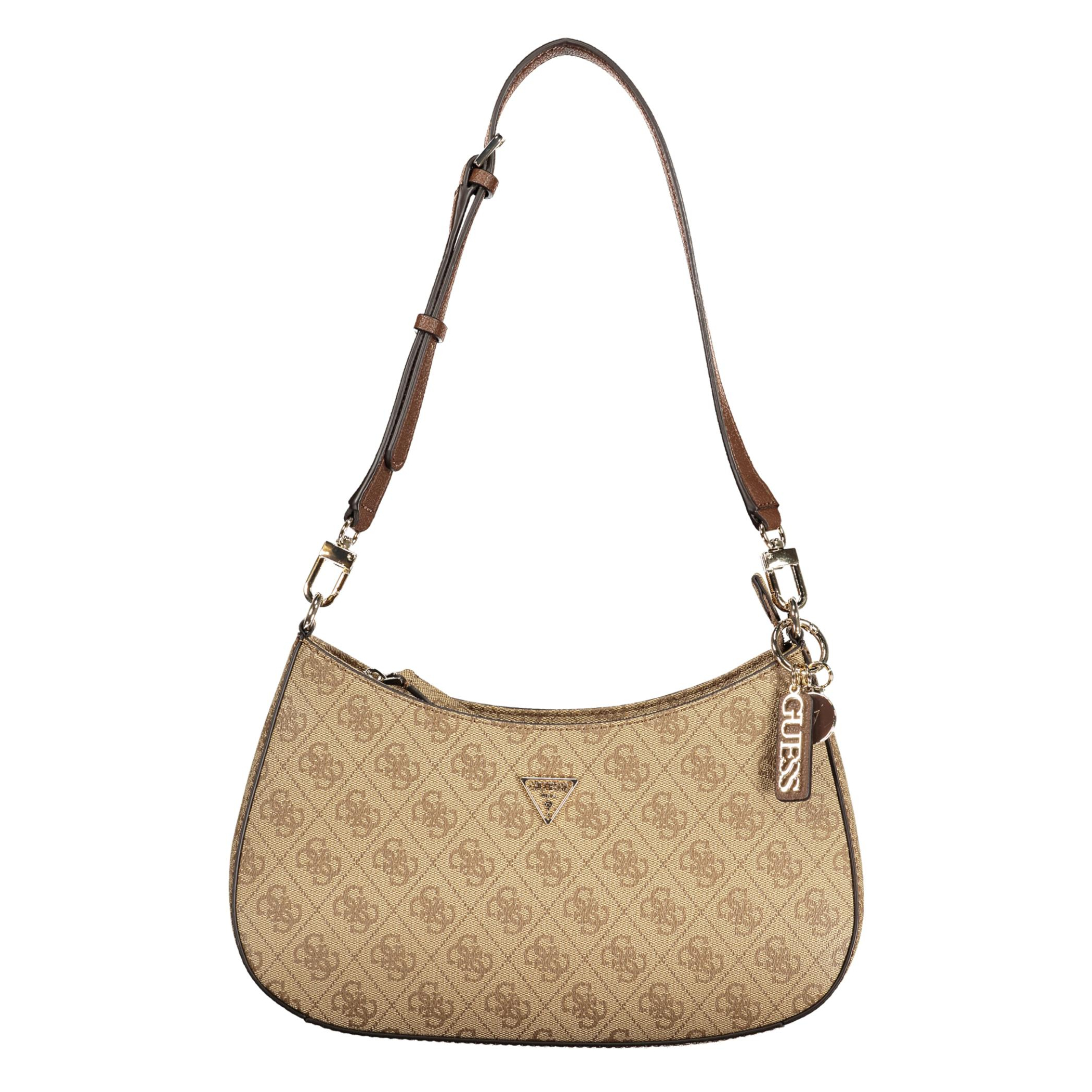 Снимка на Дамска бежова чанта  jeans GUESS