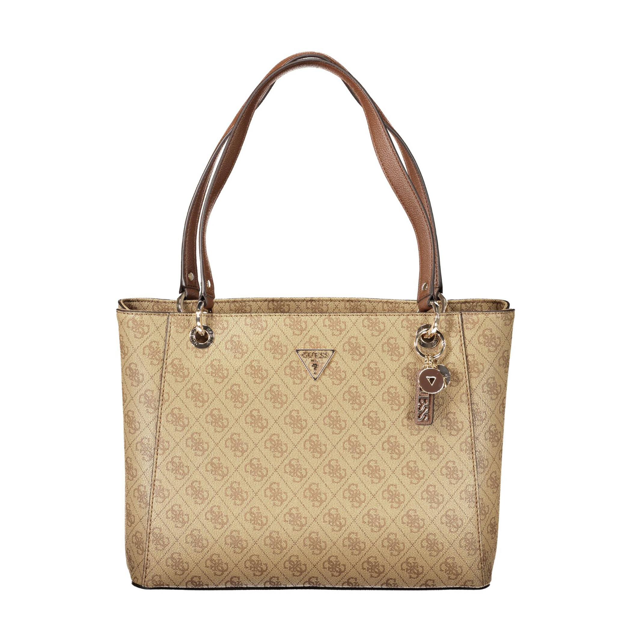 Снимка на Дамска бежова чанта  jeans GUESS