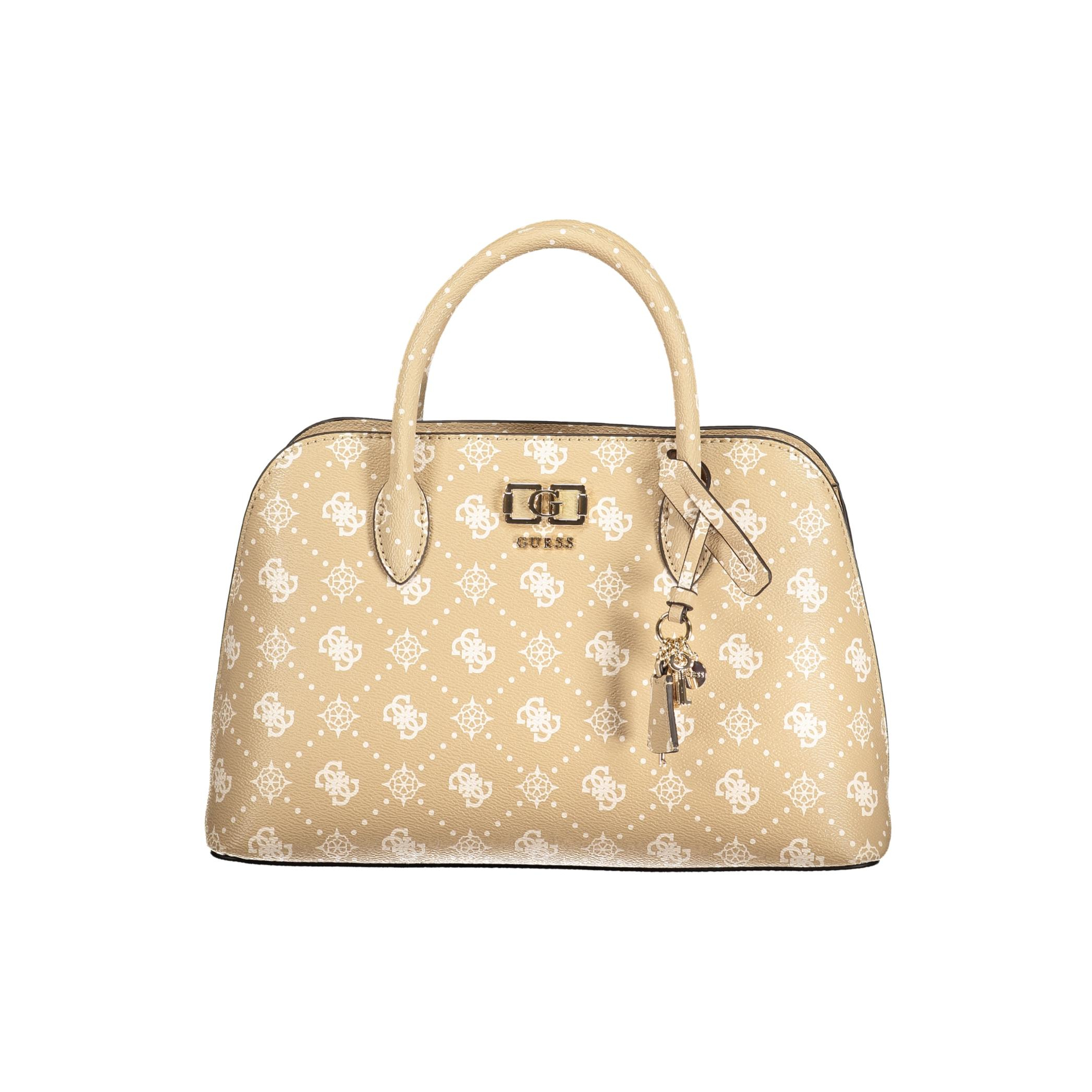 Снимка на Дамска бежова чанта  jeans GUESS