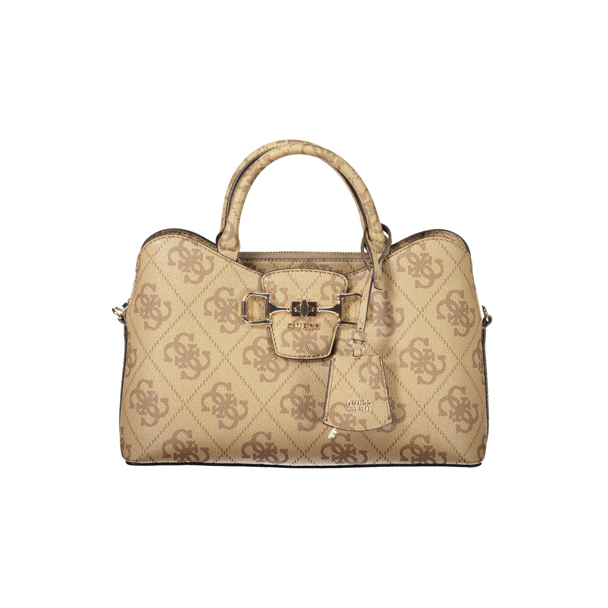 Снимка на Дамска бежова чанта  jeans GUESS