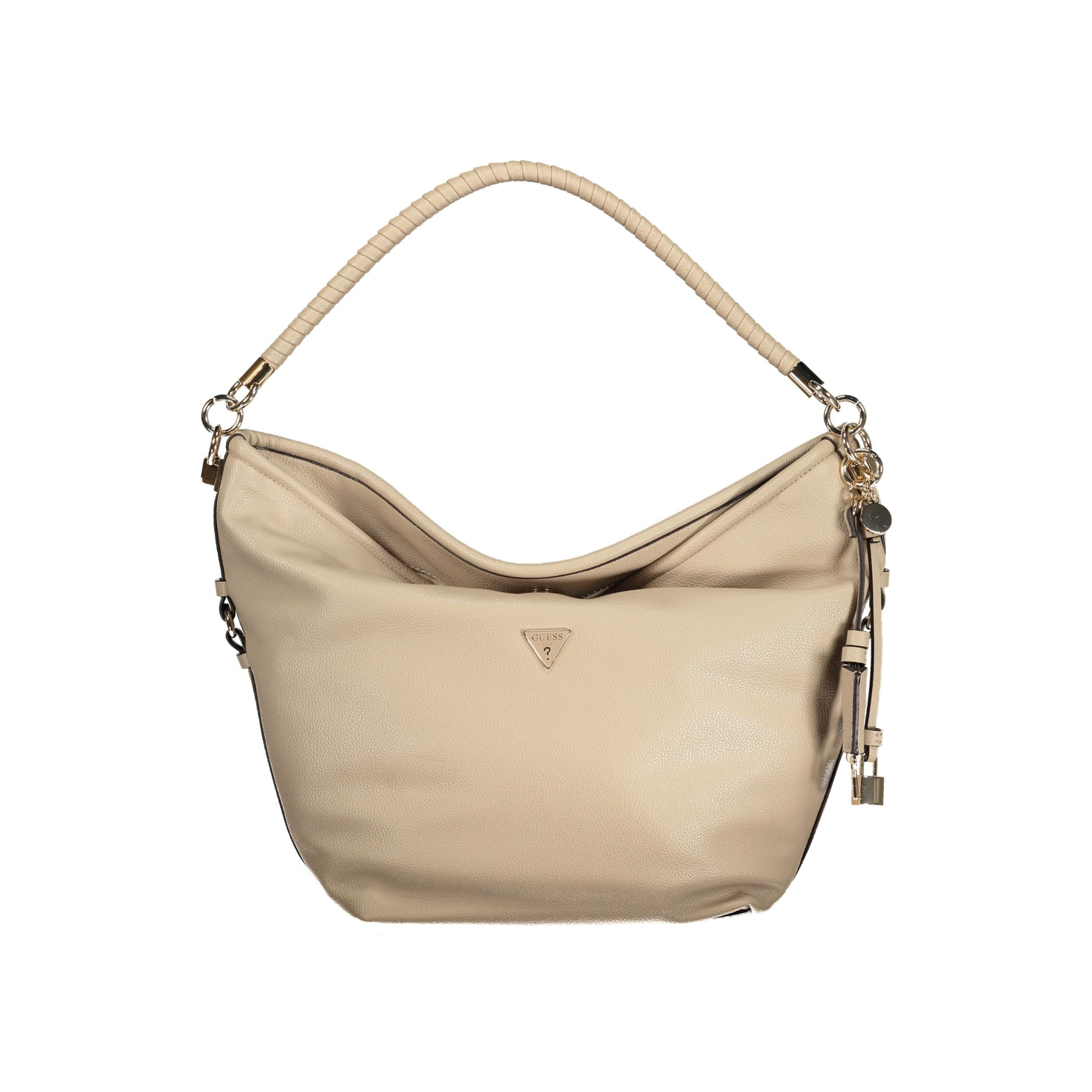 Снимка на Дамска бежова чанта  jeans GUESS