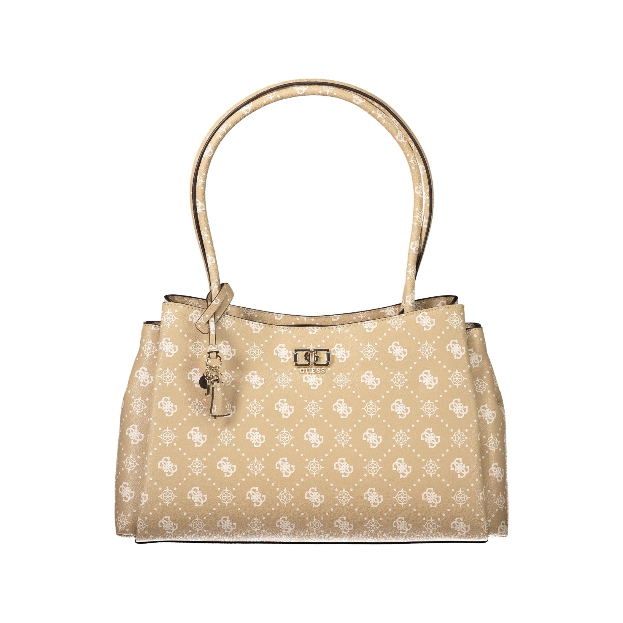 Снимка на Дамска бежова чанта  jeans GUESS