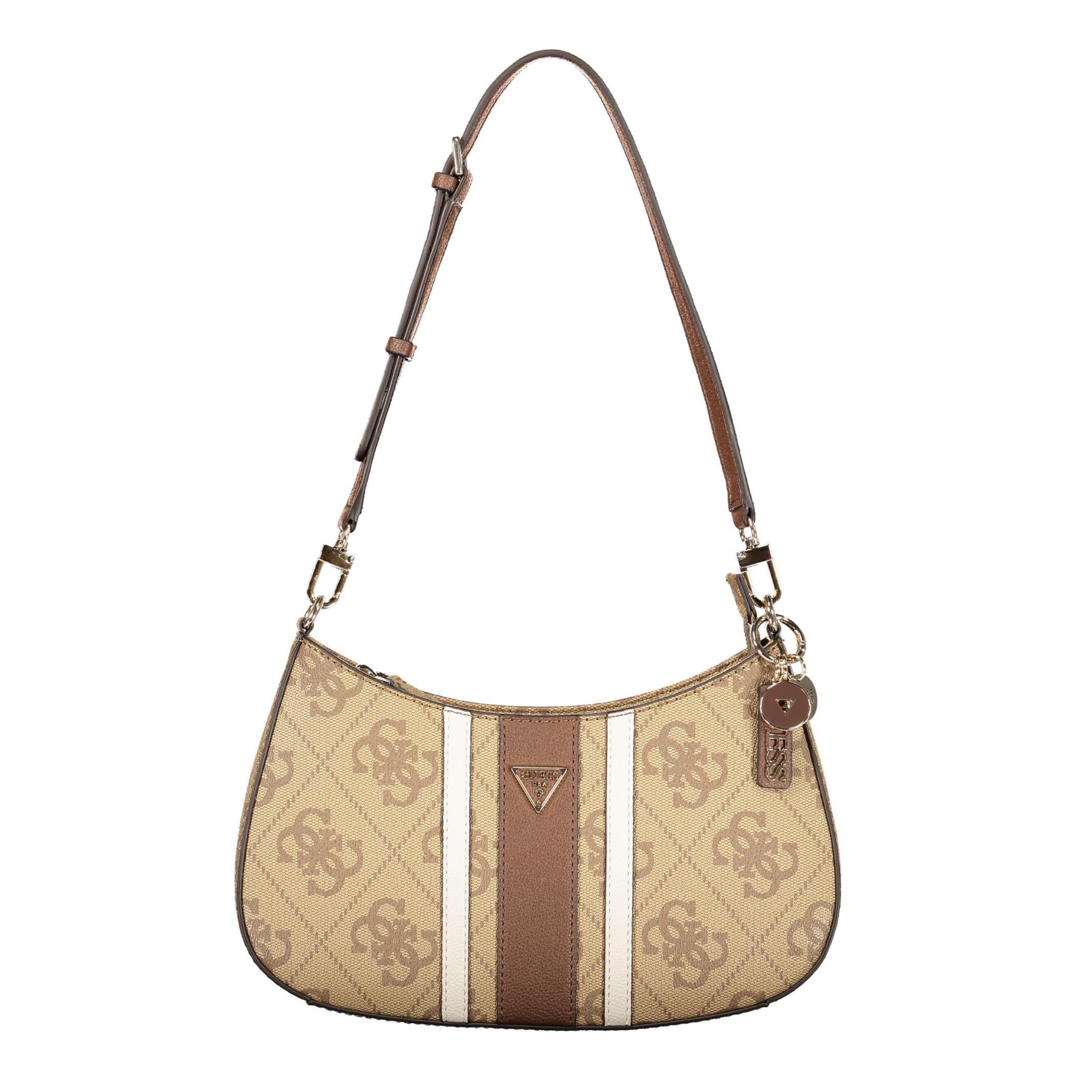 Снимка на Дамска бежова чанта  jeans GUESS