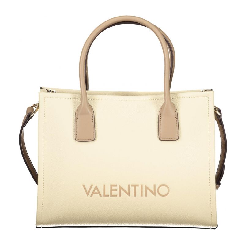 Дамска бежова чанта valentino