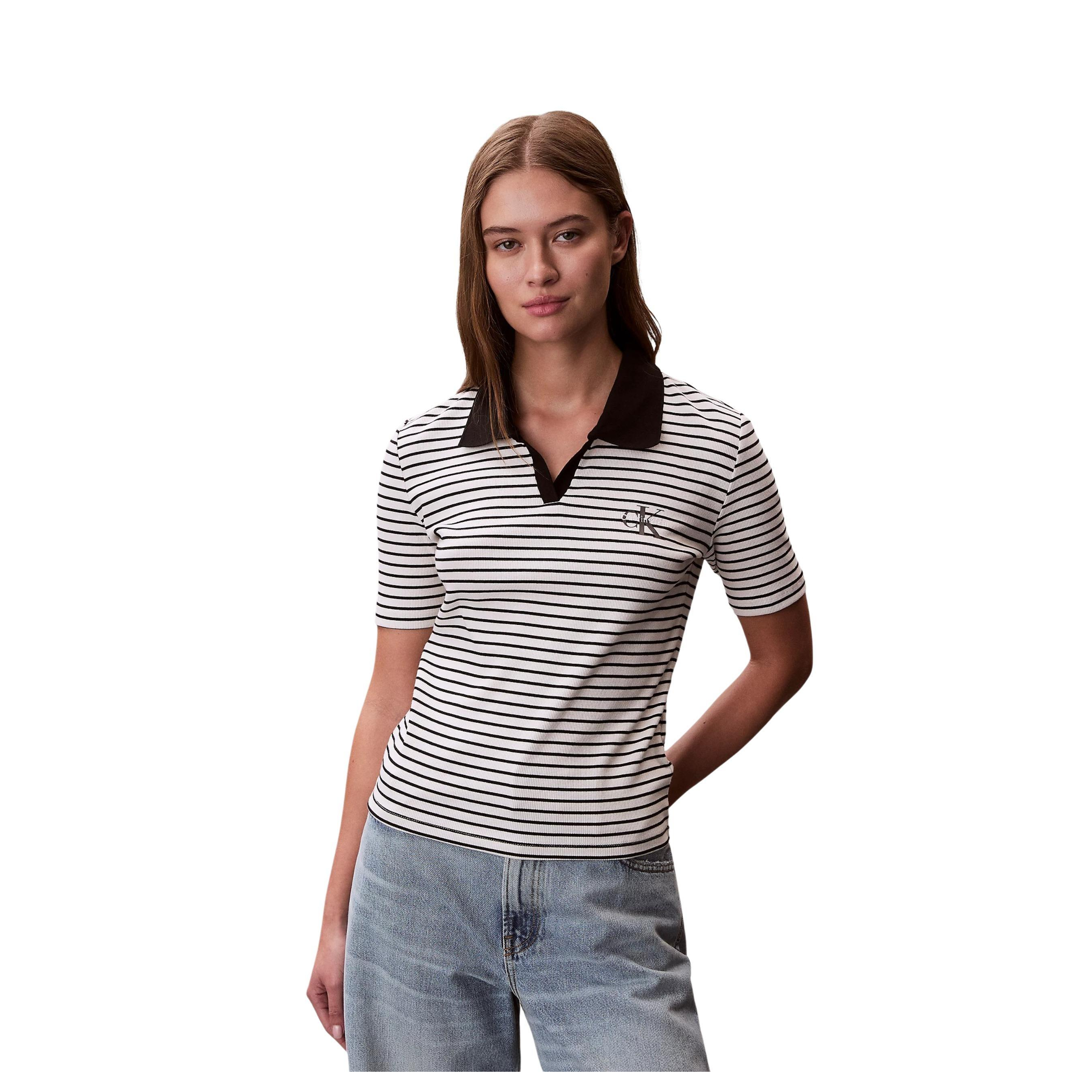 Снимка на Дамска блуза с яка CALVIN KLEIN