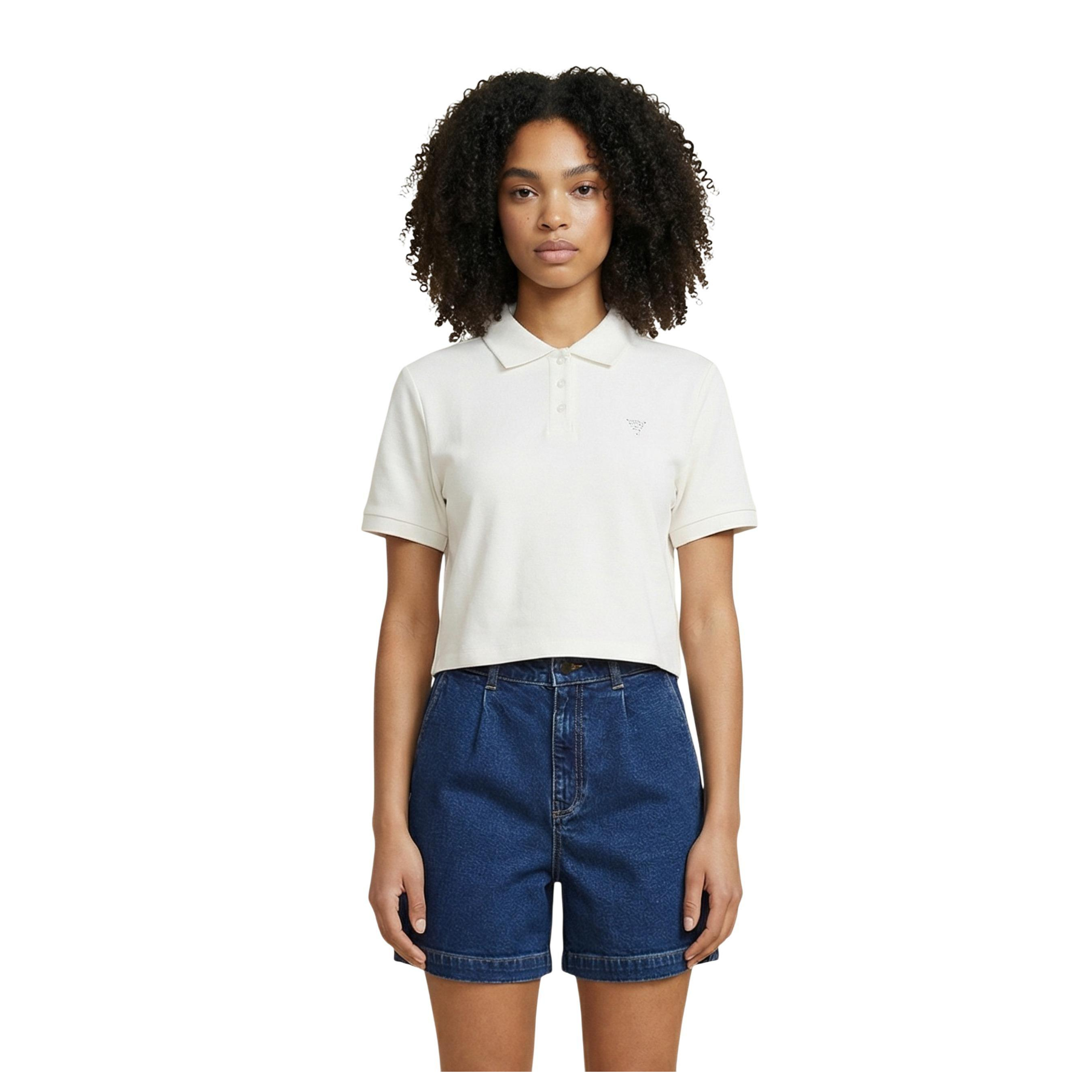 Снимка на Дамска блуза с яка GUESS