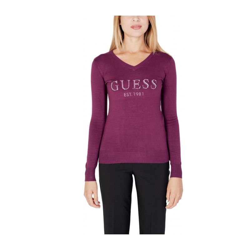 Снимка на Дамска блуза с яка GUESS 