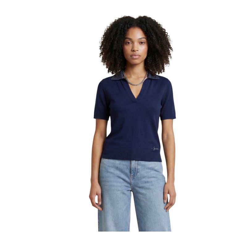 Дамска блуза с яка