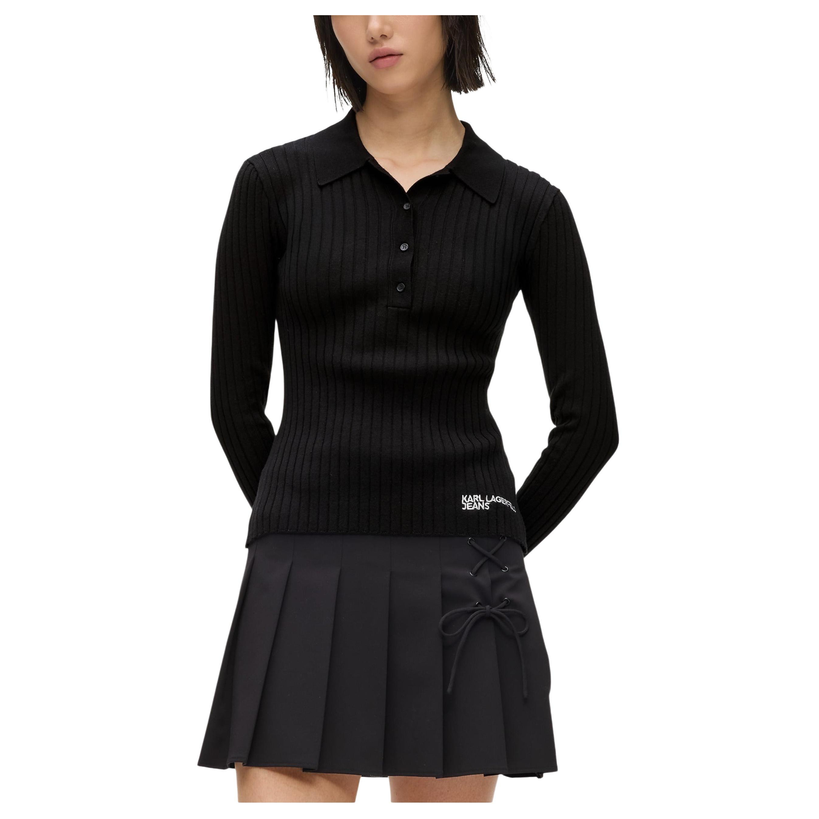 Снимка на Дамска блуза с яка KARL LAGERFELD JEANS