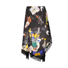 Снимка на Дамска дълга пола черна DESIGUAL