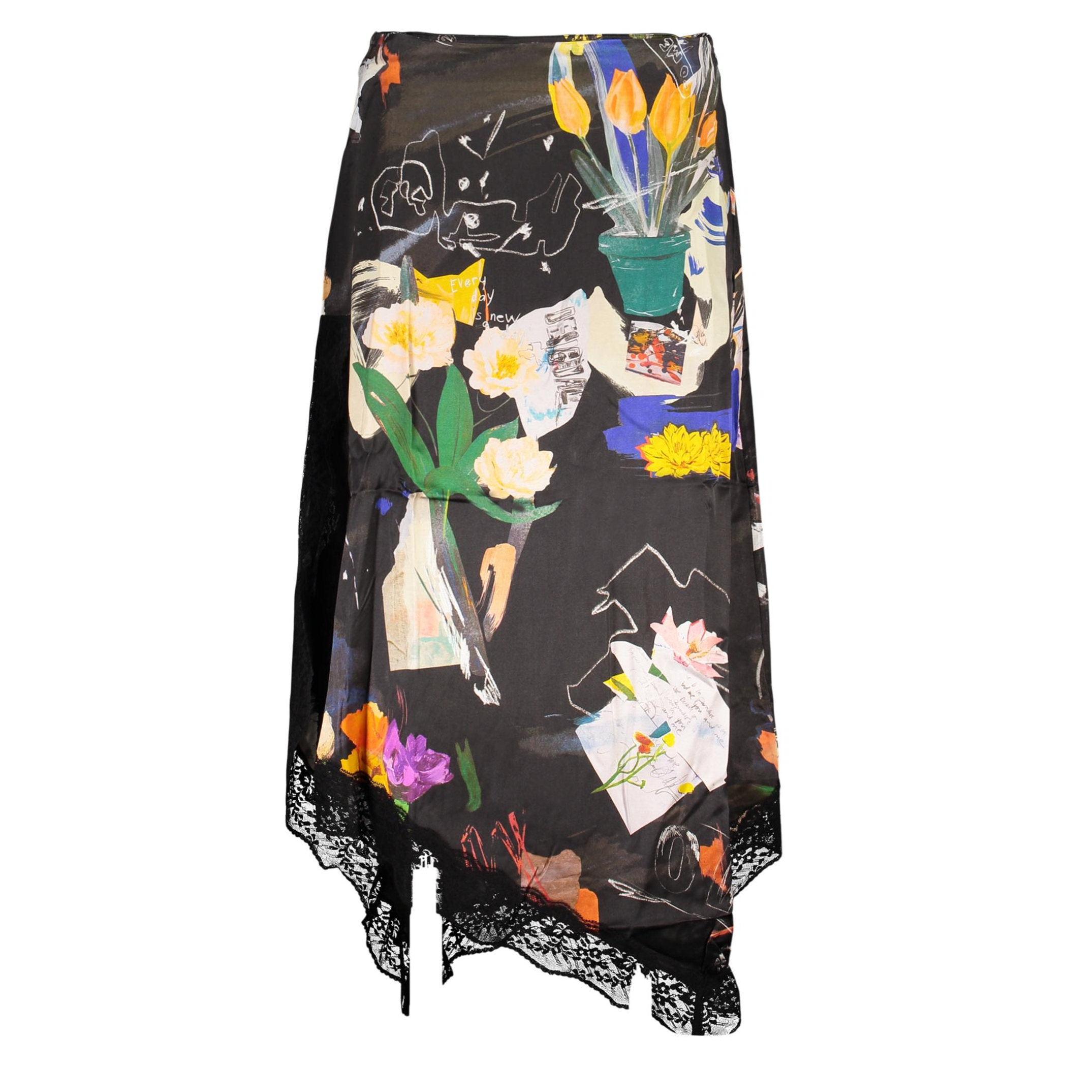 Снимка на Дамска дълга пола черна DESIGUAL