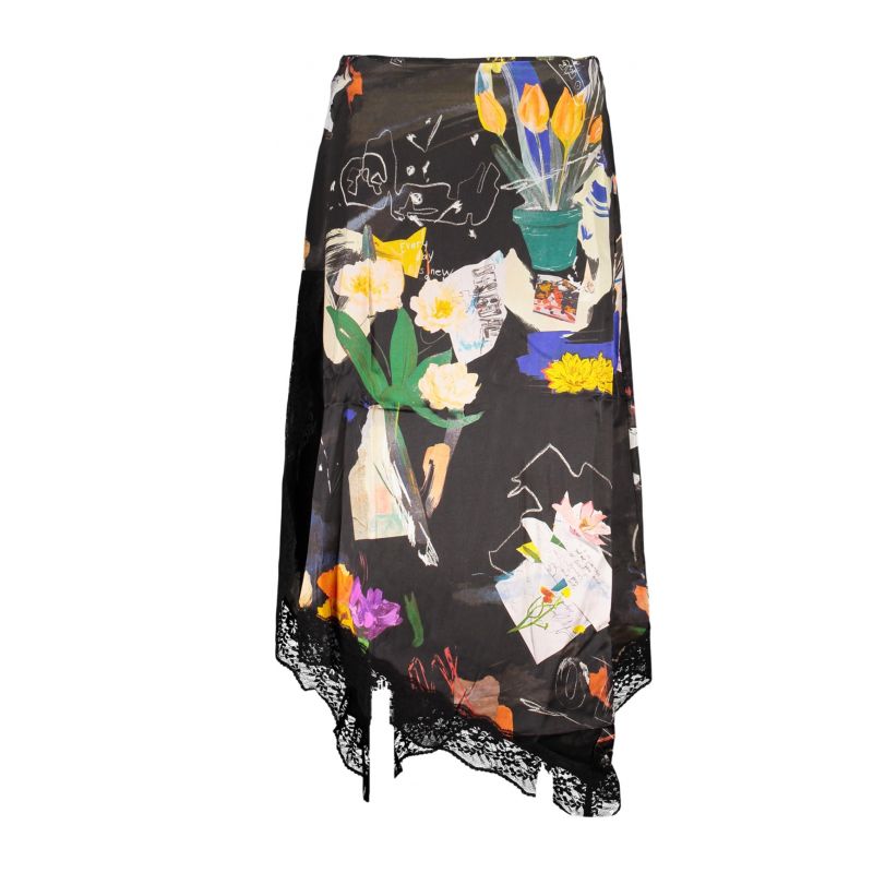 Дамска дълга пола черна