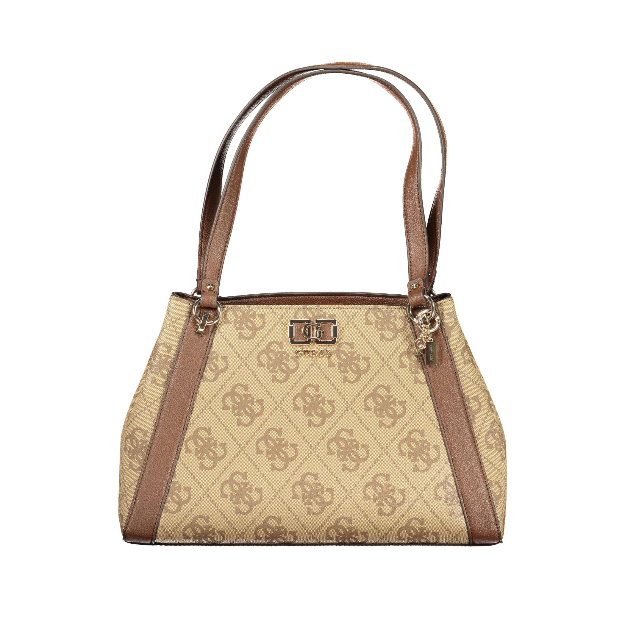 Снимка на Дамска кафява чанта  jeans GUESS