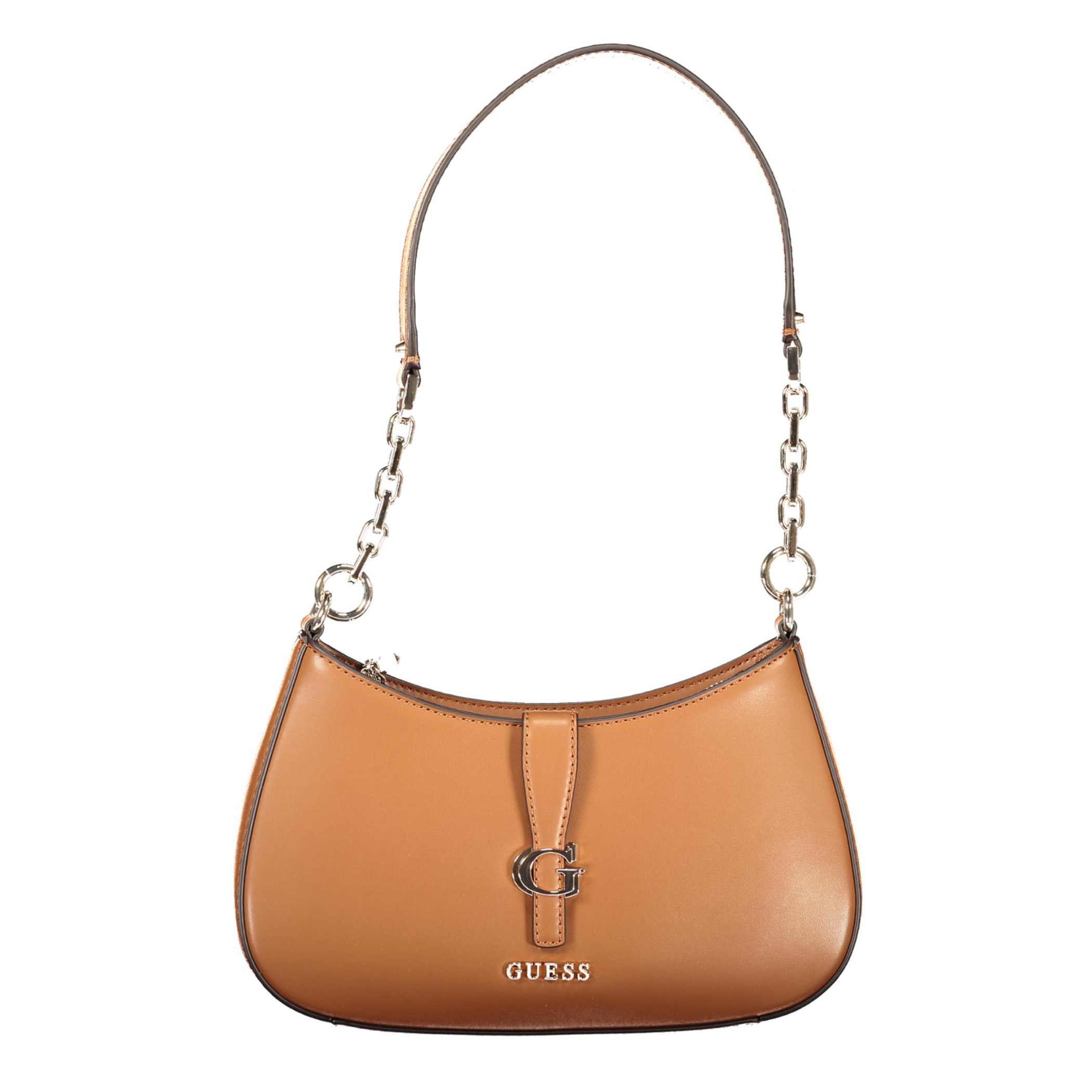 Снимка на Дамска кафява чанта  jeans GUESS