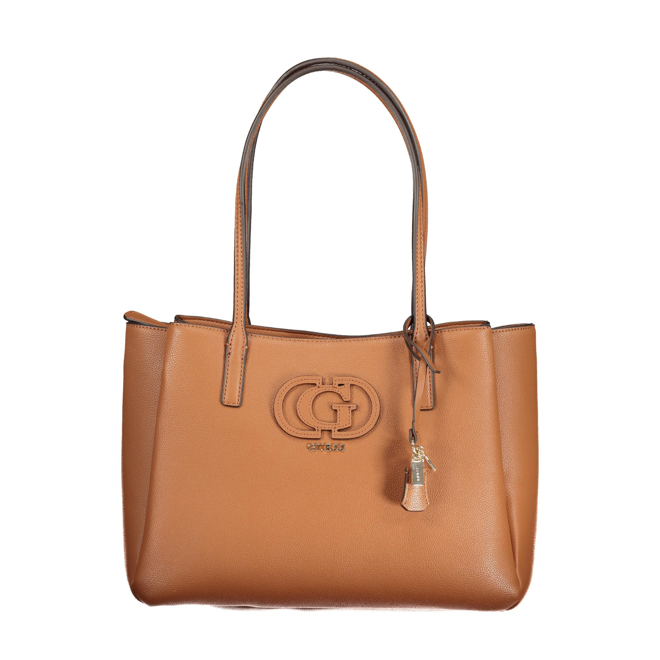 Снимка на Дамска кафява чанта  jeans GUESS