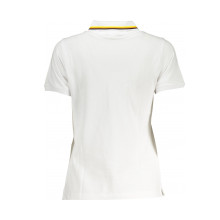 Снимка  на Дамска поло блуза с къс ръкав бяла K WAY 