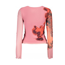 Снимка на Дамска розова тениска с дълъг ръкав DESIGUAL