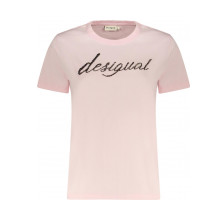 Снимка  на Дамска розова тениска с къс ръкав  DESIGUAL 