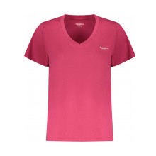 Снимка  на Дамска розова тениска с къс ръкав  PEPE JEANS 