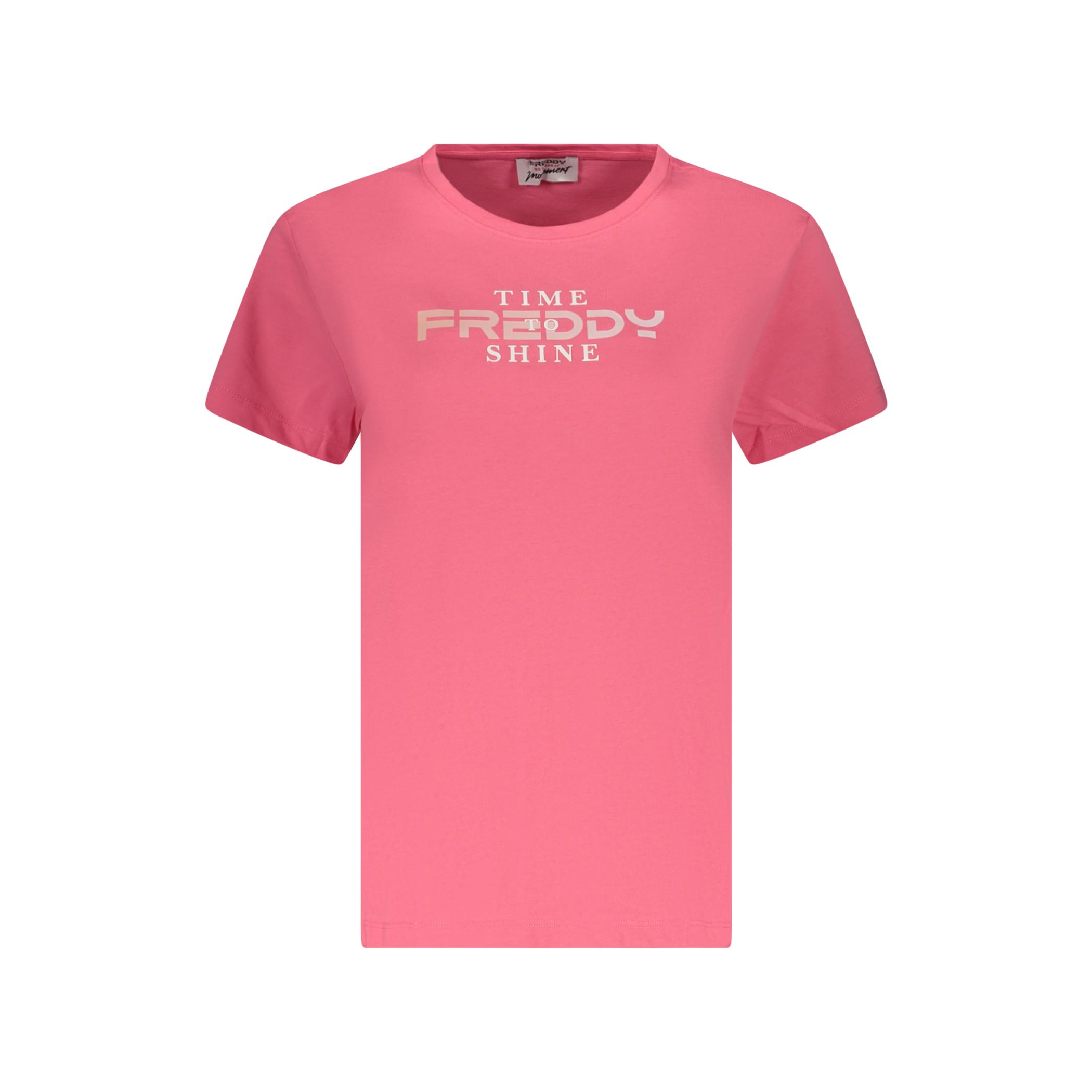 Снимка на Дамска розова тениска с къс ръкав  FREDDY