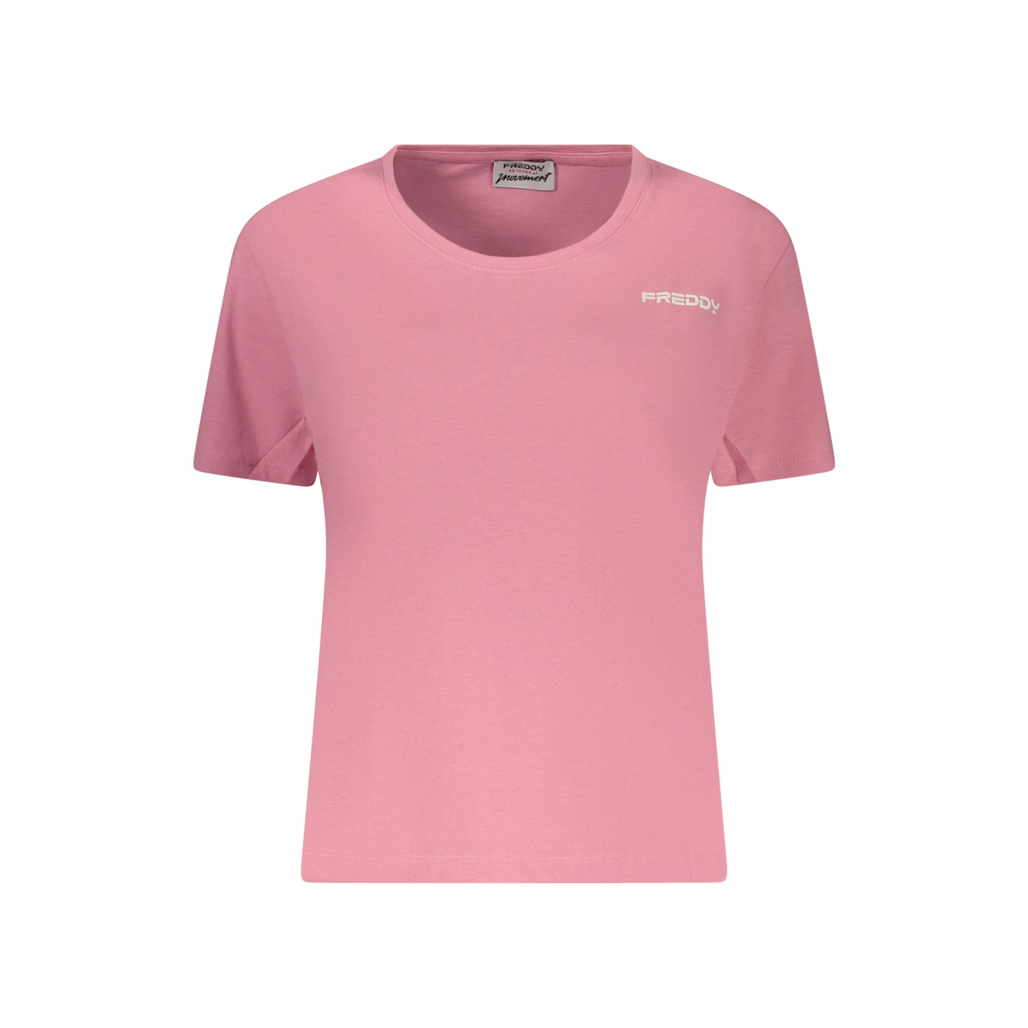 Снимка на Дамска розова тениска с къс ръкав  FREDDY